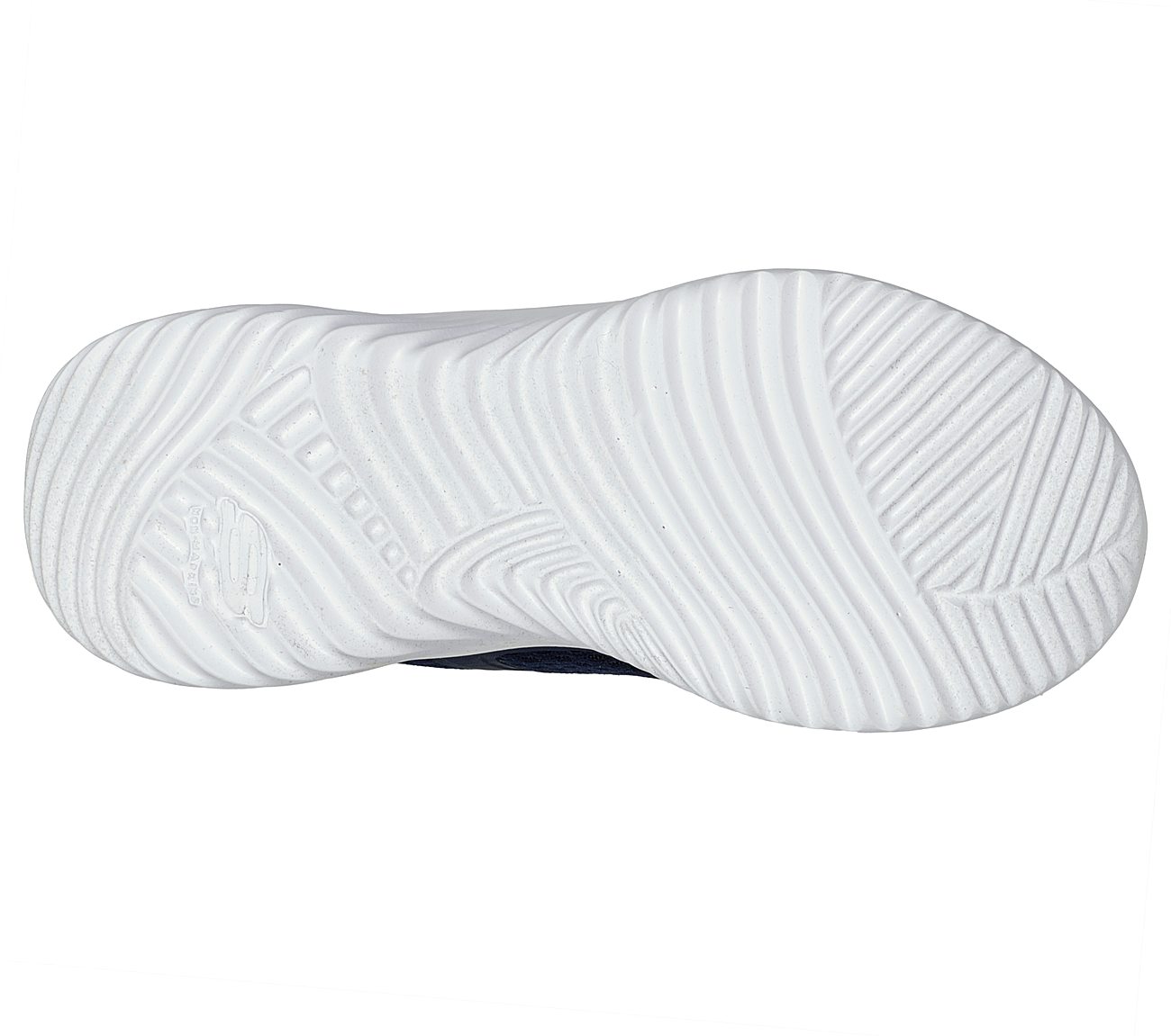BOUNDER, NAVY/LIME Footwear Bottom View