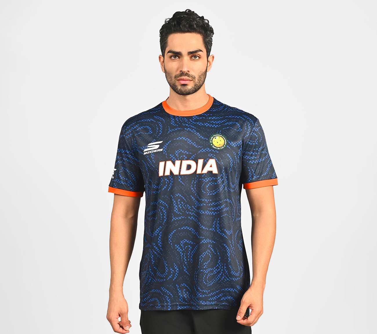 AIPA PICKLEBALL T-SHIRT, NAVY