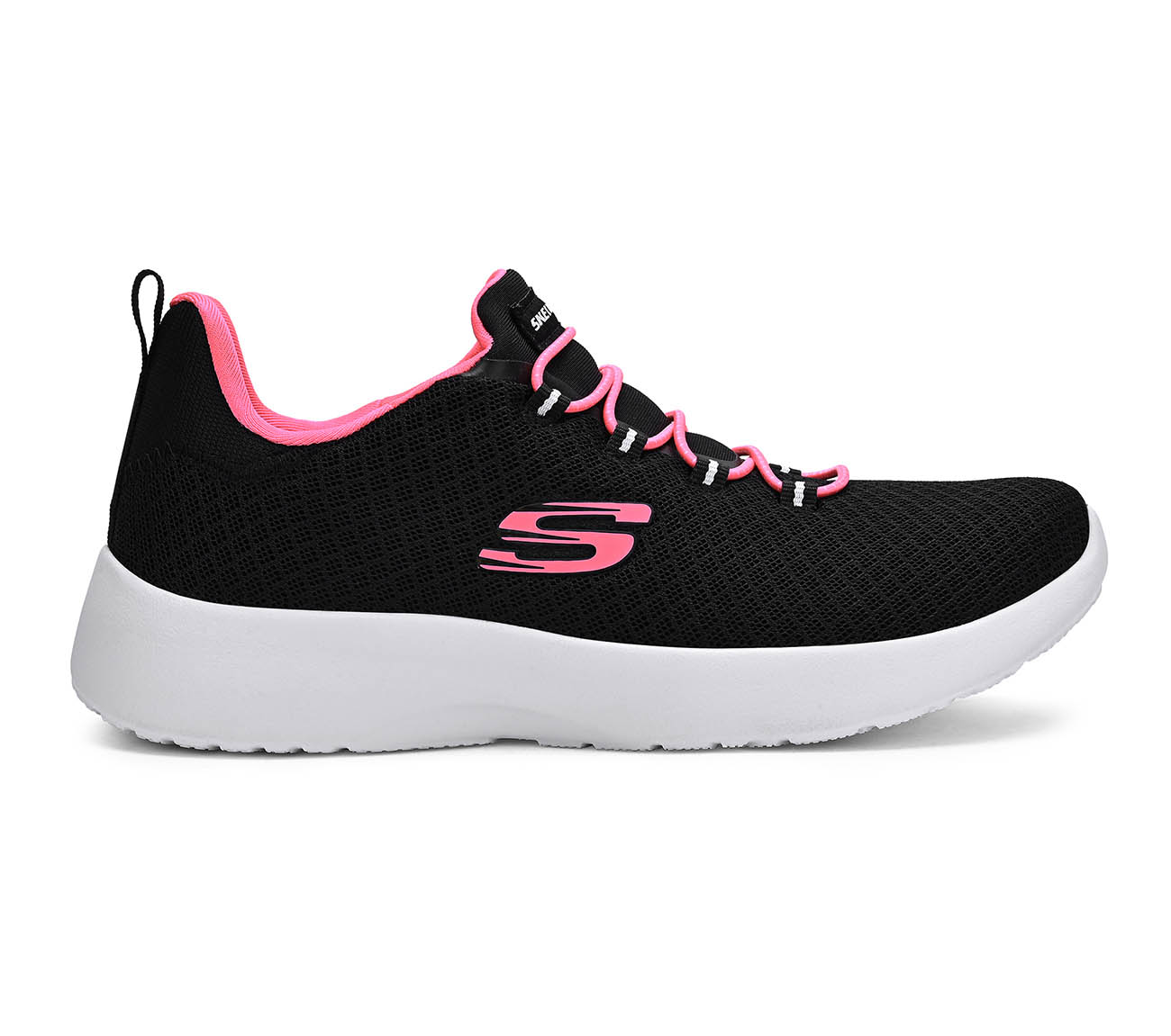 DYNAMIGHT, BLACK/HOT PINK Footwear Lateral View