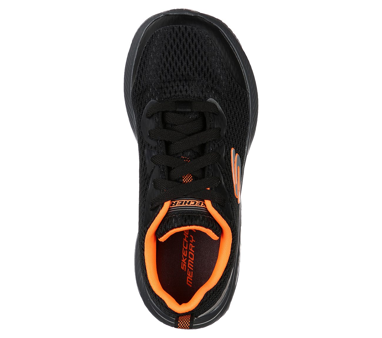 DYNA-AIR - QUICK PULSE, BLACK/ORANGE Footwear Top View