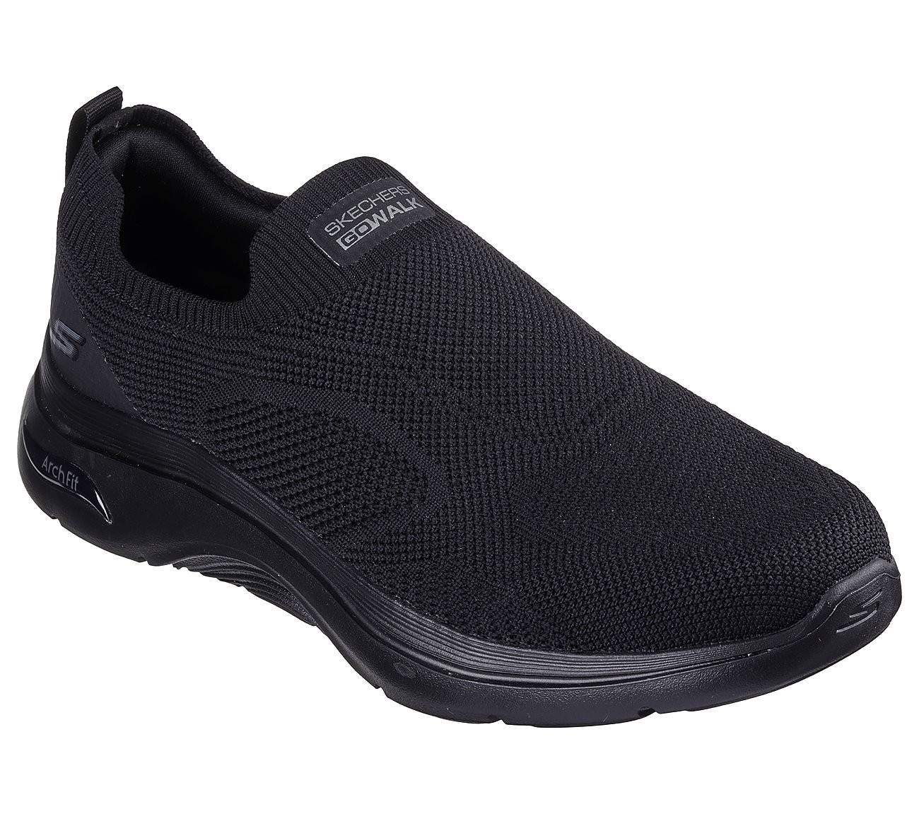 GO WALK ARCH FIT 2.0 - KNITTE, BBLACK Footwear Right View