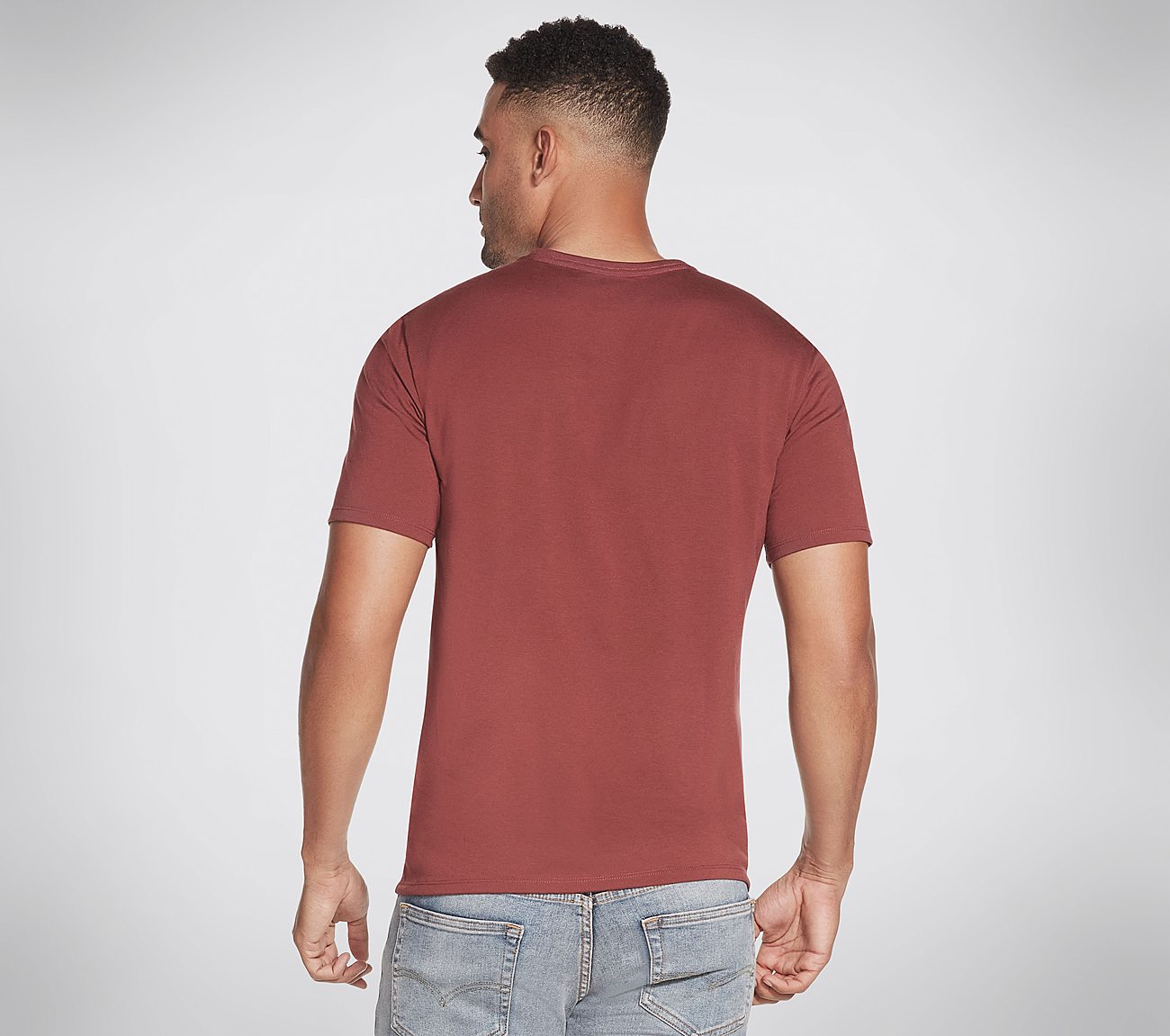 DRI-RELEASE SKX T-SHIRT, DDARK BROWN Apparels Top View