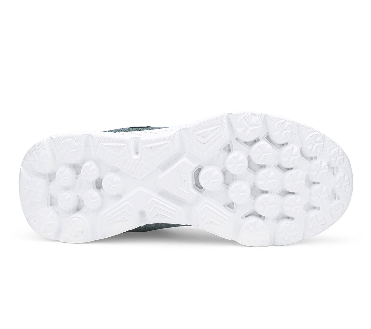 GO RUN 400, BLACK/TURQUOISE Footwear Bottom View