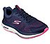GO WALK WORKOUT WALKER -OUTPA, NAVY/HOT PINK Footwear Lateral View