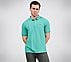 OASIS TIPPING POLO, AQUA/LIME Apparels Right View