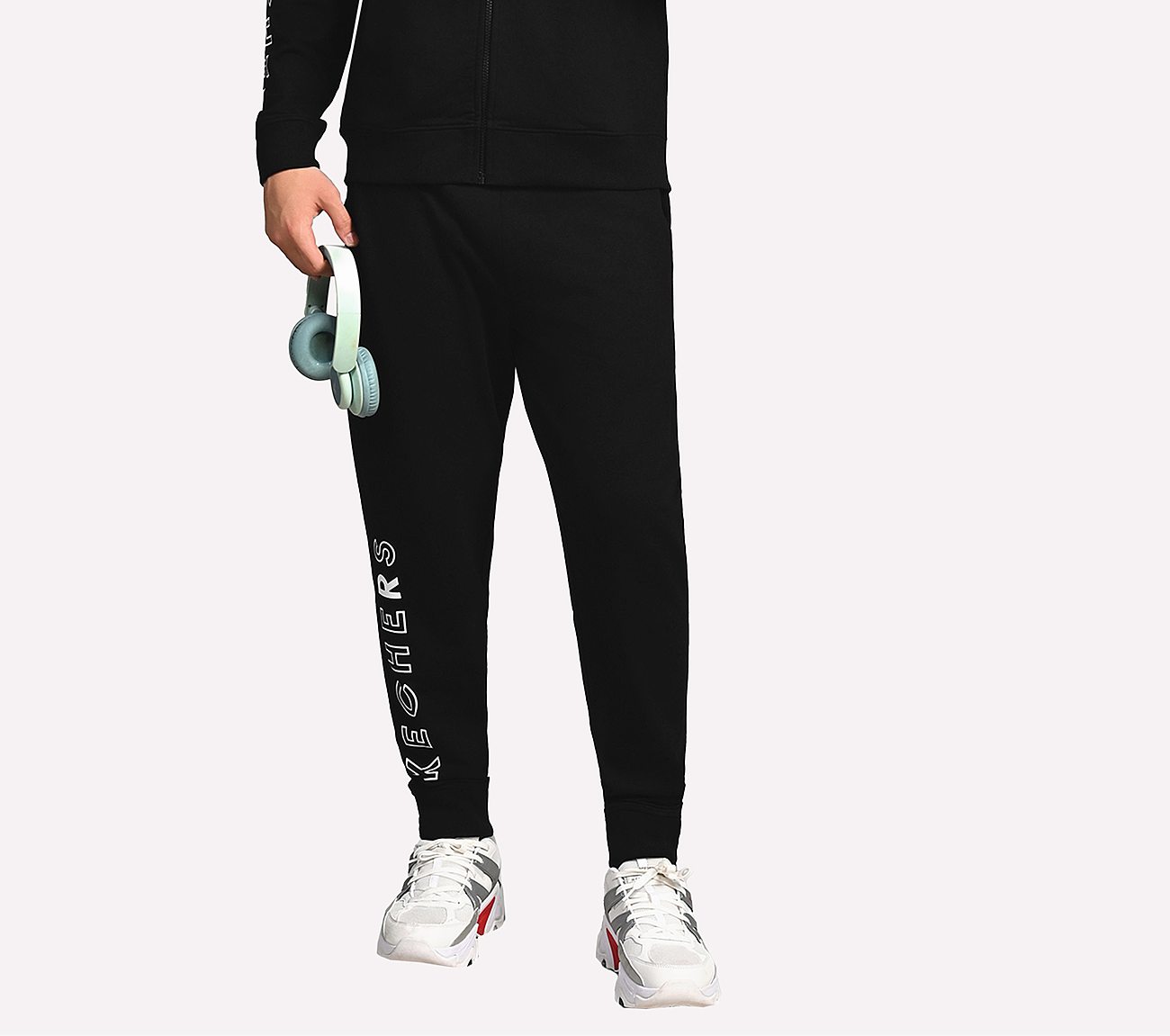 SKECHERS LIFESTYLE JOGGER, BBBBLACK Apparel Right View
