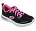 DYNA-AIR-JUMP BRIGHTS, BLACK/HOT PINK Footwear Lateral View