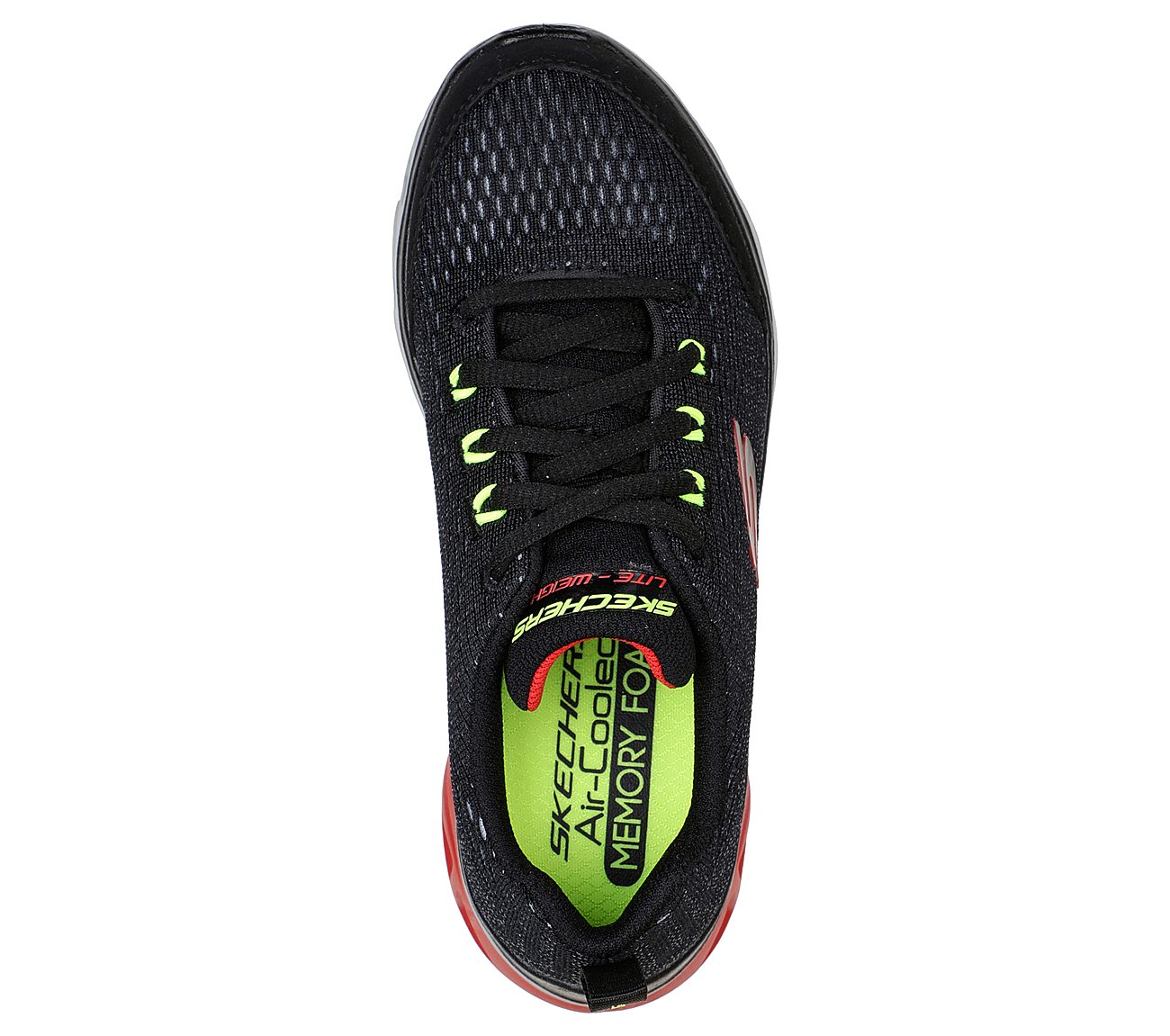GLIDE-STEP SPORT - WAVE HEAT, BLACK Footwear Top View