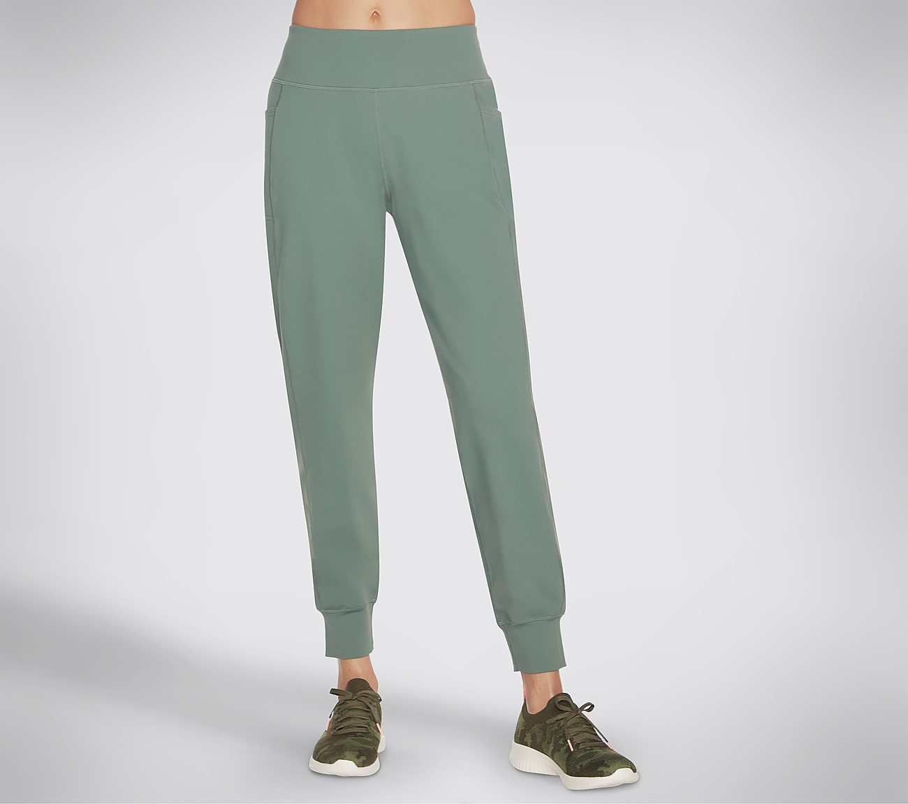 THE GOWALK EVOLUTION JOGGER, LIGHT GREEN Apparel Lateral View