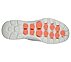 GO WALK 6 - GLIMMERING, GREY/CORAL Footwear Bottom View