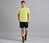 OVERBRANDING PICKLEBALL TEE, MINT/YELLOW