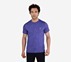 SS SKECHERS DELTA T-SHIRT, GUNMETAL TURQUOISE Apparel Lateral View