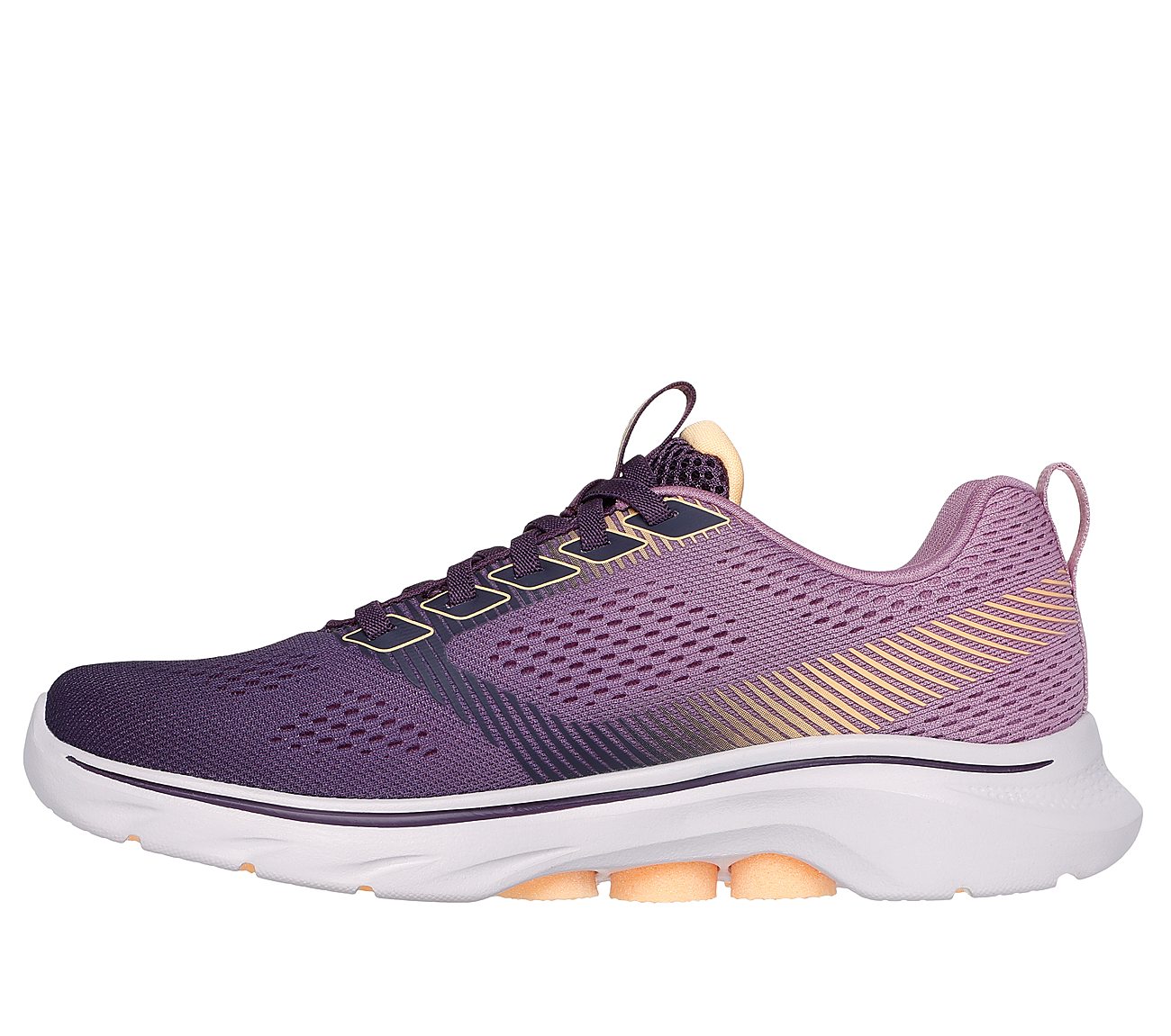 GO WALK 7, PLUM Footwear Left View