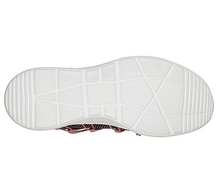 BOBS SPARROW - SNEAKER CLUB, BLACK/PINK Footwear Bottom View