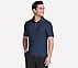 GODRI ALL DAY POLO, NAVY Apparel Left View