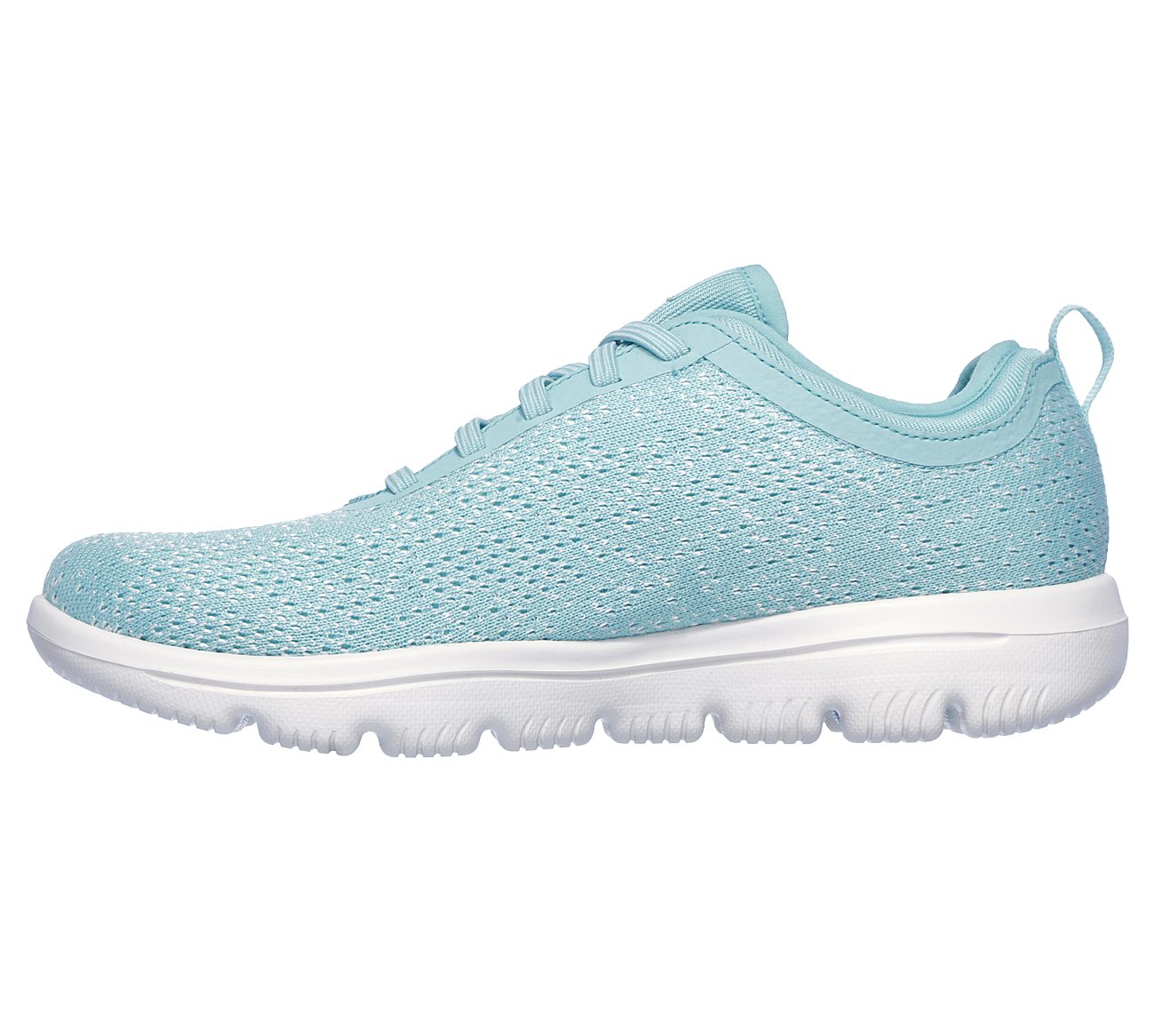 GO WALK EVOLUTION ULTRA-MIRAB, TURQUOISE Footwear Left View