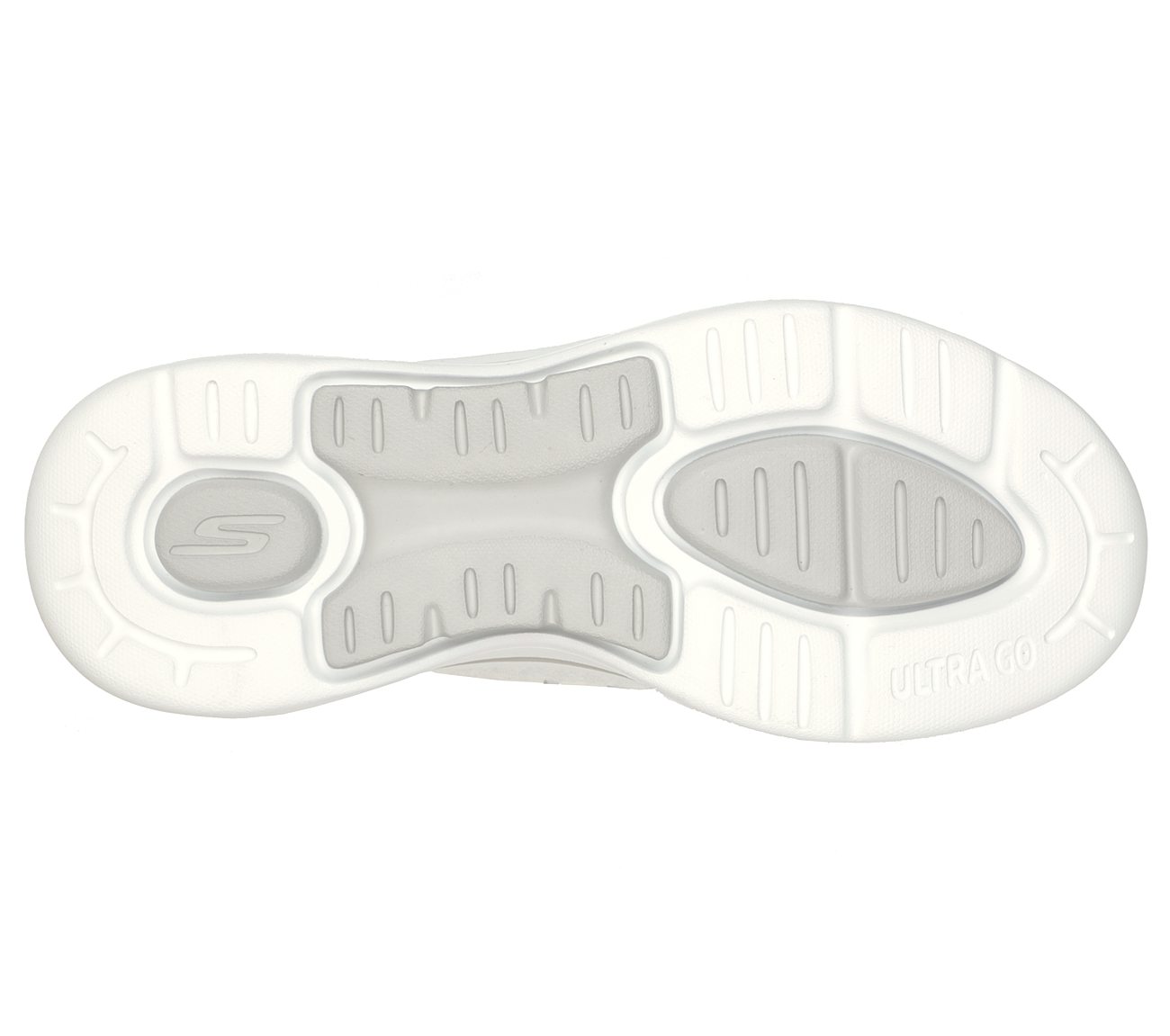 GO WALK ARCH FIT - PEACHY, WWWHITE Footwear Bottom View