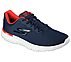 GO RUN 400, NAVY/RED Footwear Lateral View
