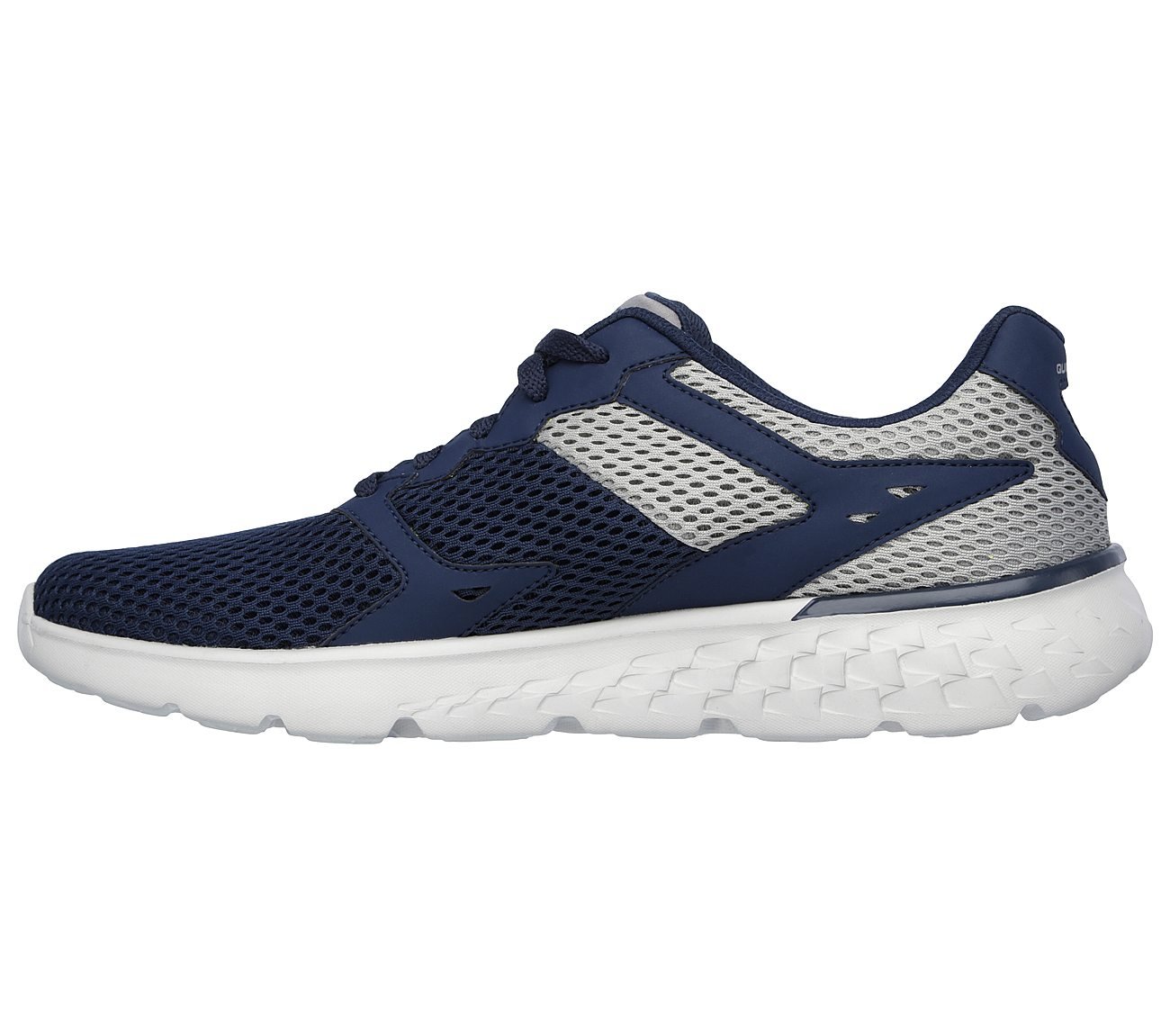 GO RUN 400, NAVY/GREY Footwear Left View