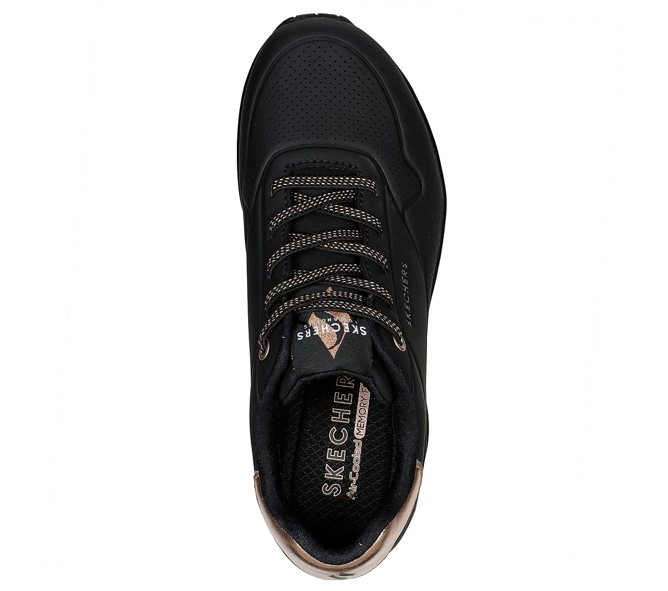 UNO - SHIMMER AWAY, BBLACK Footwear Top View