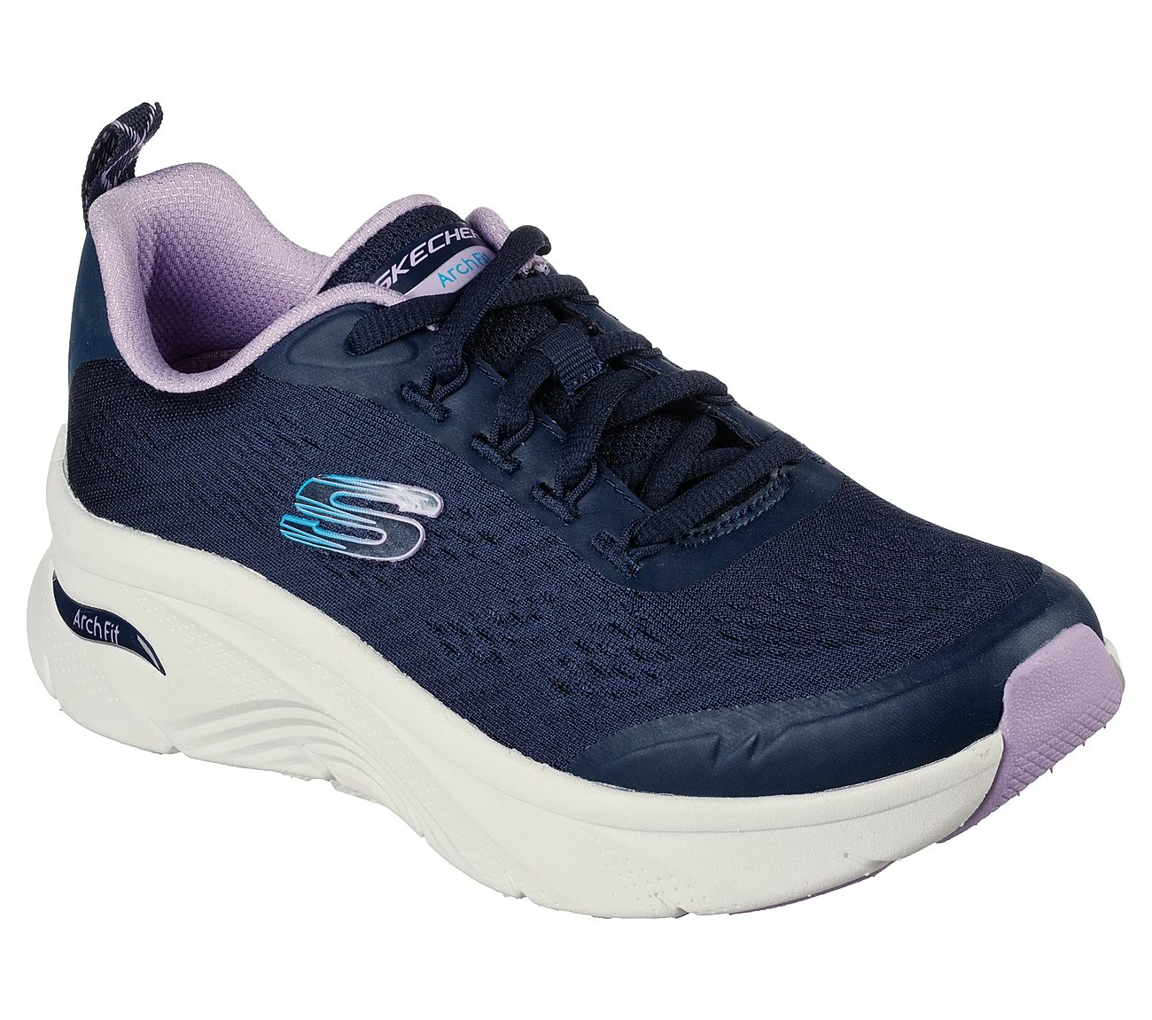ARCH FIT D'LUX-COZY PATH, NAVY/LAVENDER Footwear Right View