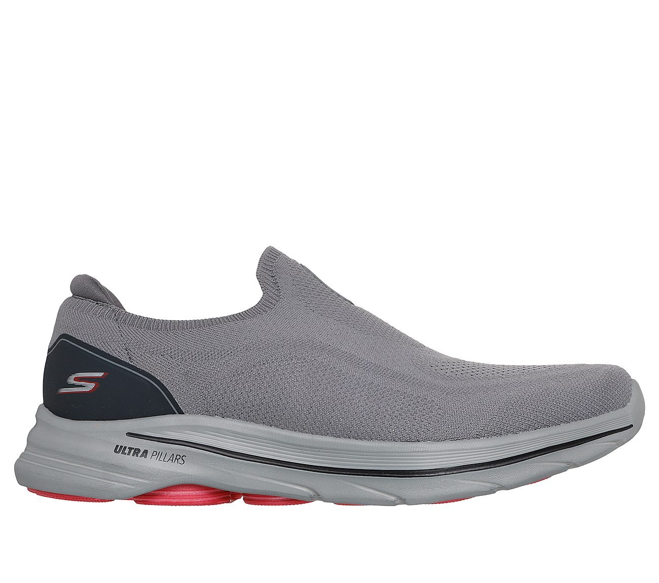 GO WALK 8 - GABE, CHARCOAL/RED