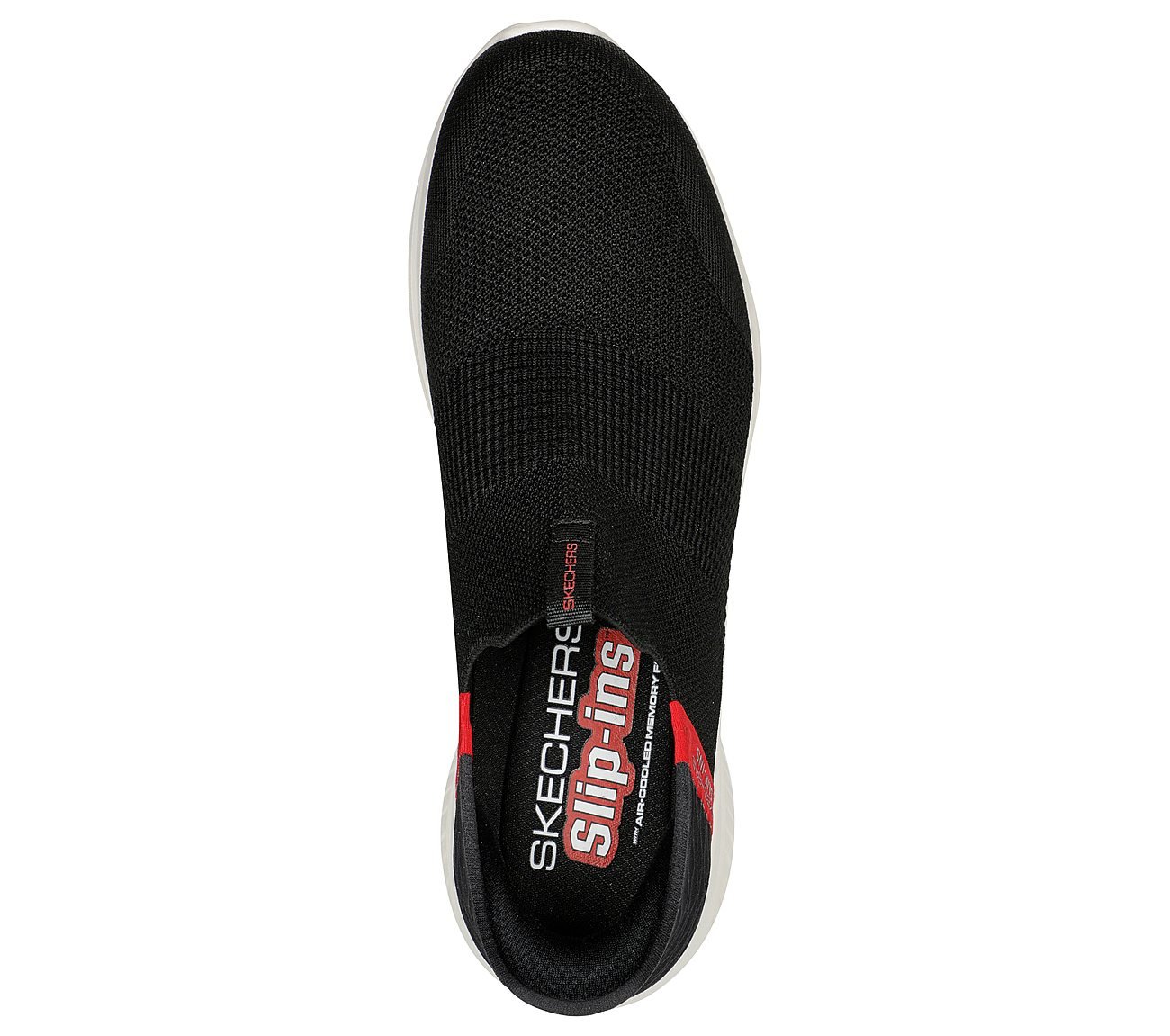 ULTRA FLEX 3.0 - VIEWPOINT, BLACK/RED Footwear Top View