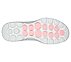 GO WALK 6, WHITE/PINK Footwear Bottom View