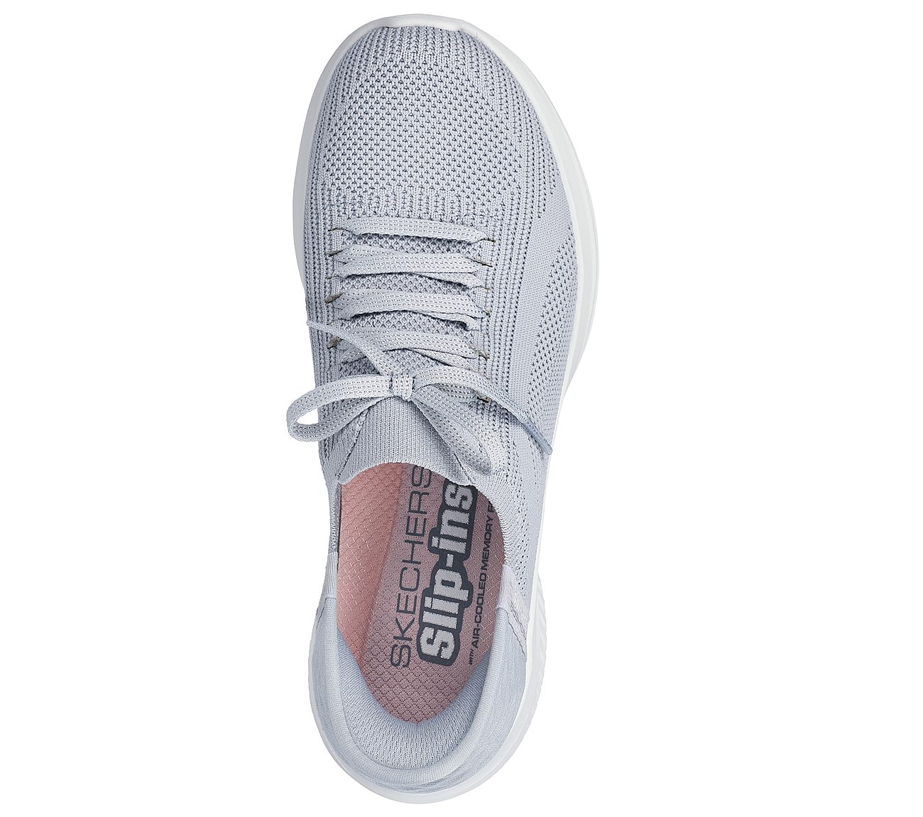Skechers Slip-ins: Ultra Flex 3.0 - Brilliant, GREY Footwear Top View