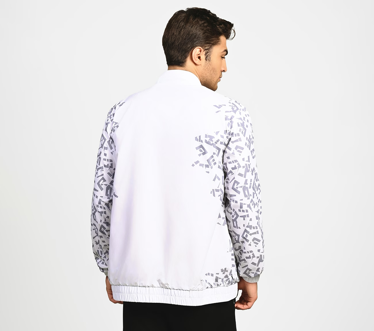 SL ASYMM SLEEVE JACKET,  Apparel Left View