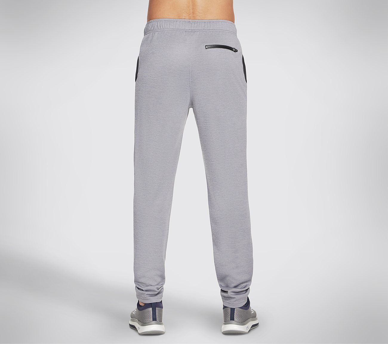 SKECH KNITS RIVAL TAPER PANT, CEMENT Apparels Top View