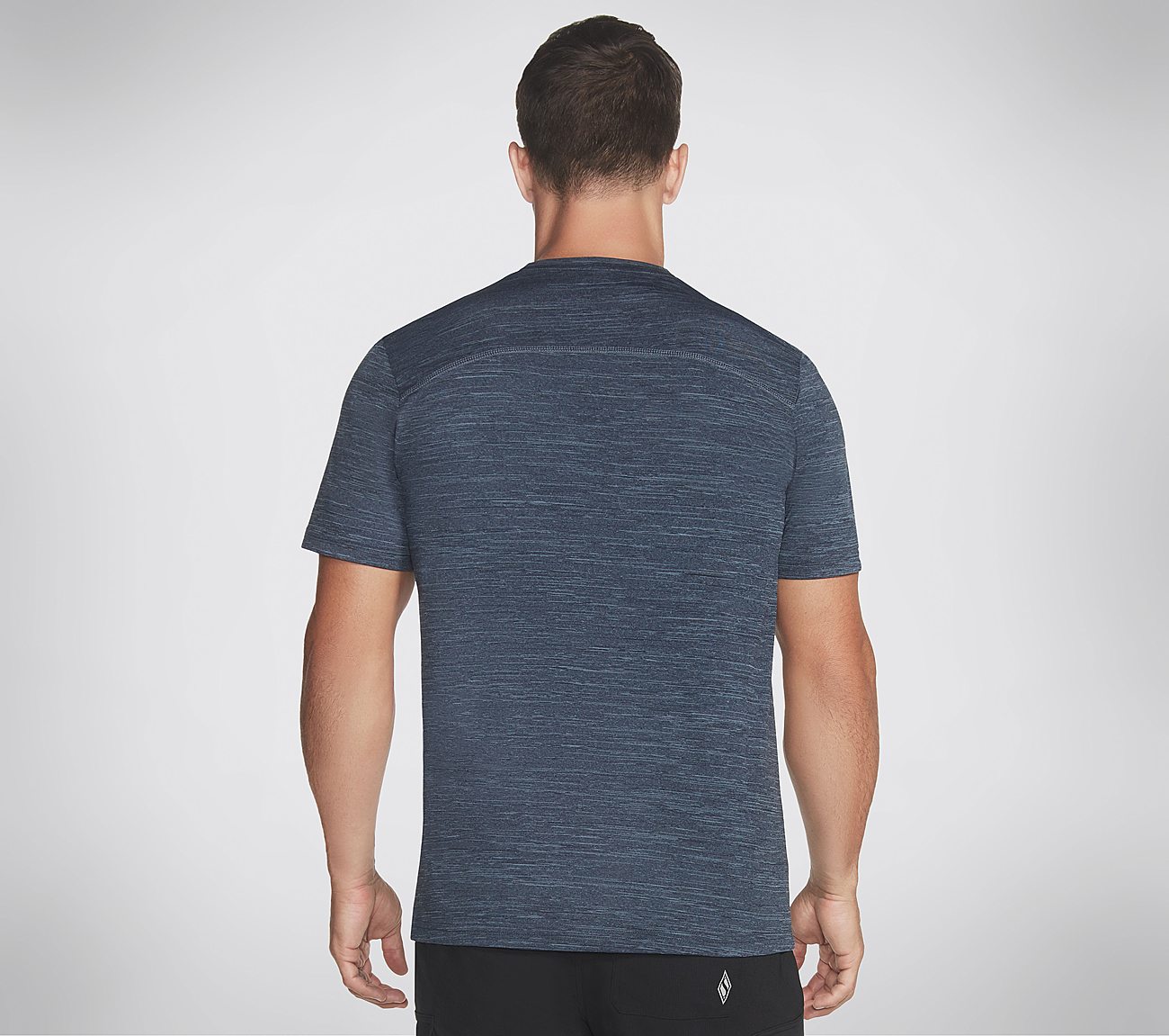 ON THE ROAD TEE, BLUE/GREY Apparels Top View