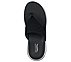 GO WALK ARCH FIT SANDAL - WEE, BLACK/WHITE Footwear Top View