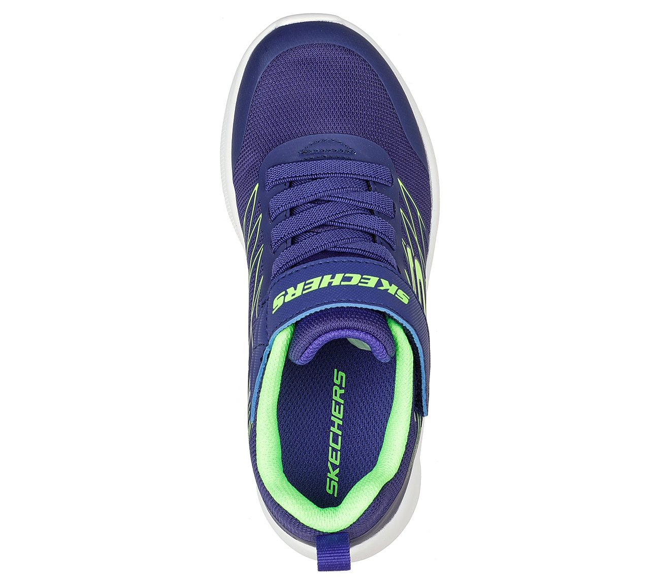 MICROSPEC - TEXLOR, NAVY/LIME Footwear Top View