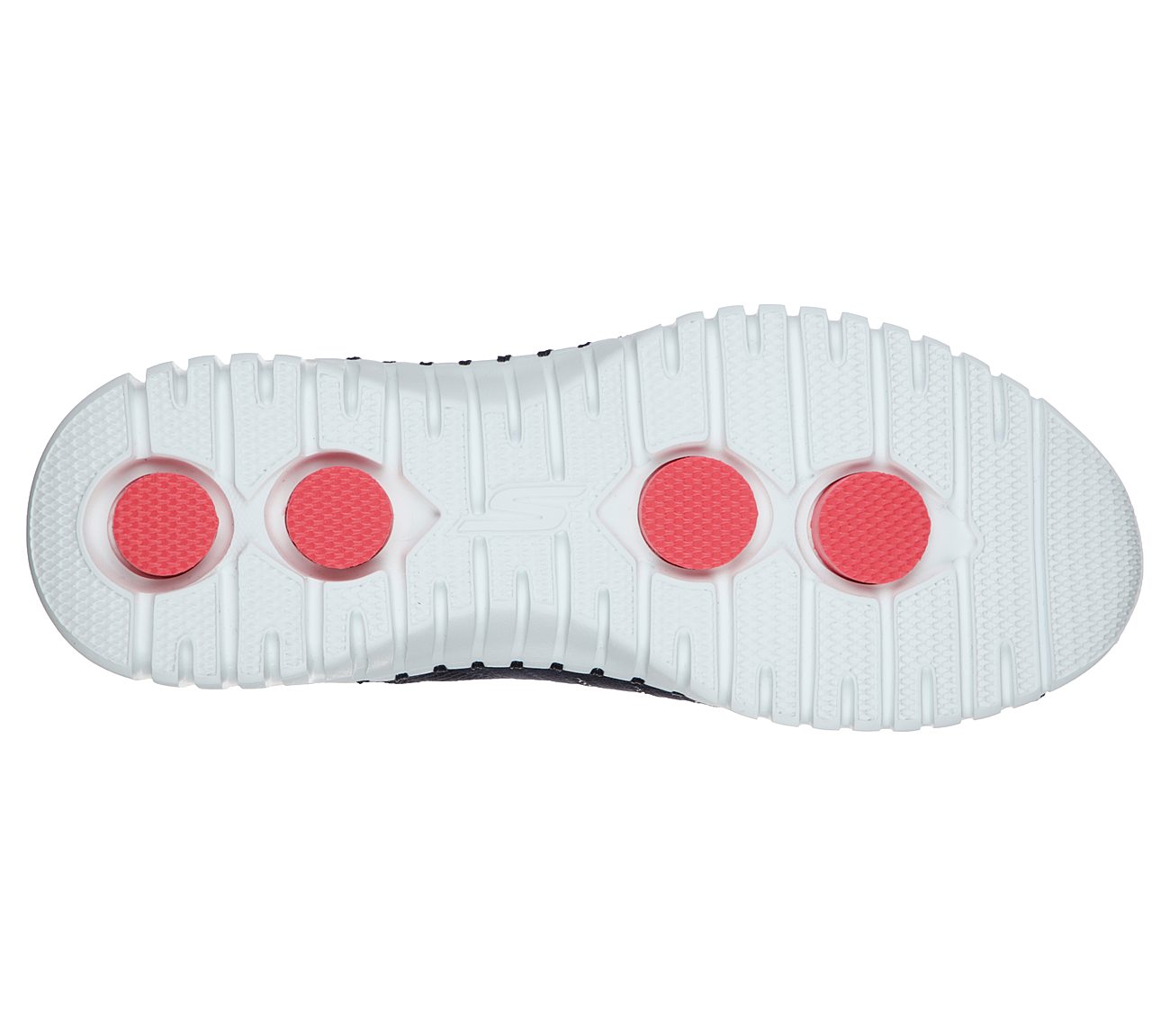 GO WALK SMART - WISE, NAVY/WHITE Footwear Bottom View