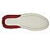 RIDGE - ROLLIE, WHITE/RED Footwear Bottom View