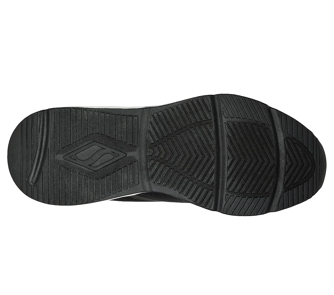 TRES-AIR, BLACK Footwear Bottom View