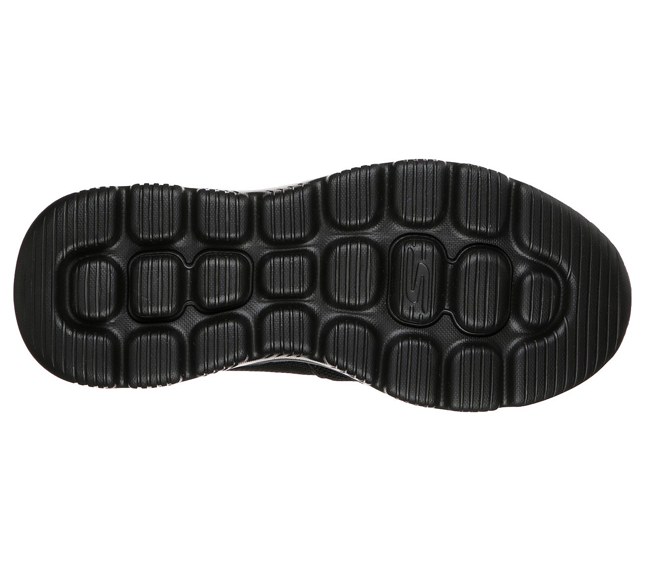 GO WALK EVOLUTION ULTRA-SPLIN, BBLACK Footwear Bottom View