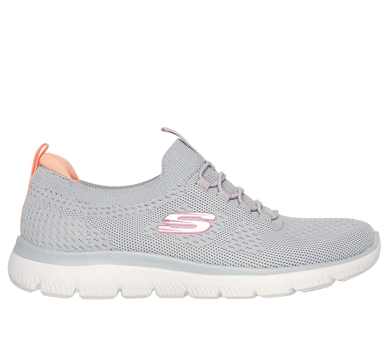 SUMMITS - TOP PLAYER, GRAY/MULTI Footwear Lateral View