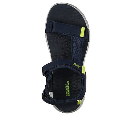 ON-THE-GO 400 - EXPLORER, NAVY/LIME Footwear Top View