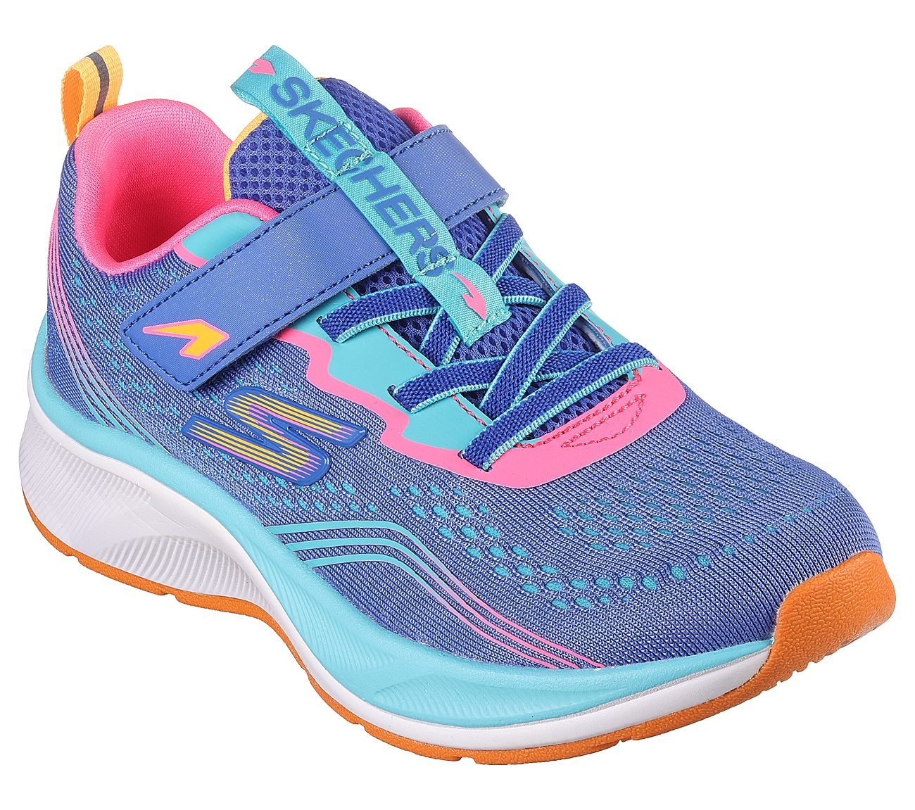 SKECHERS ELITE SPORT, BLUE / MULTI Footwear Right View
