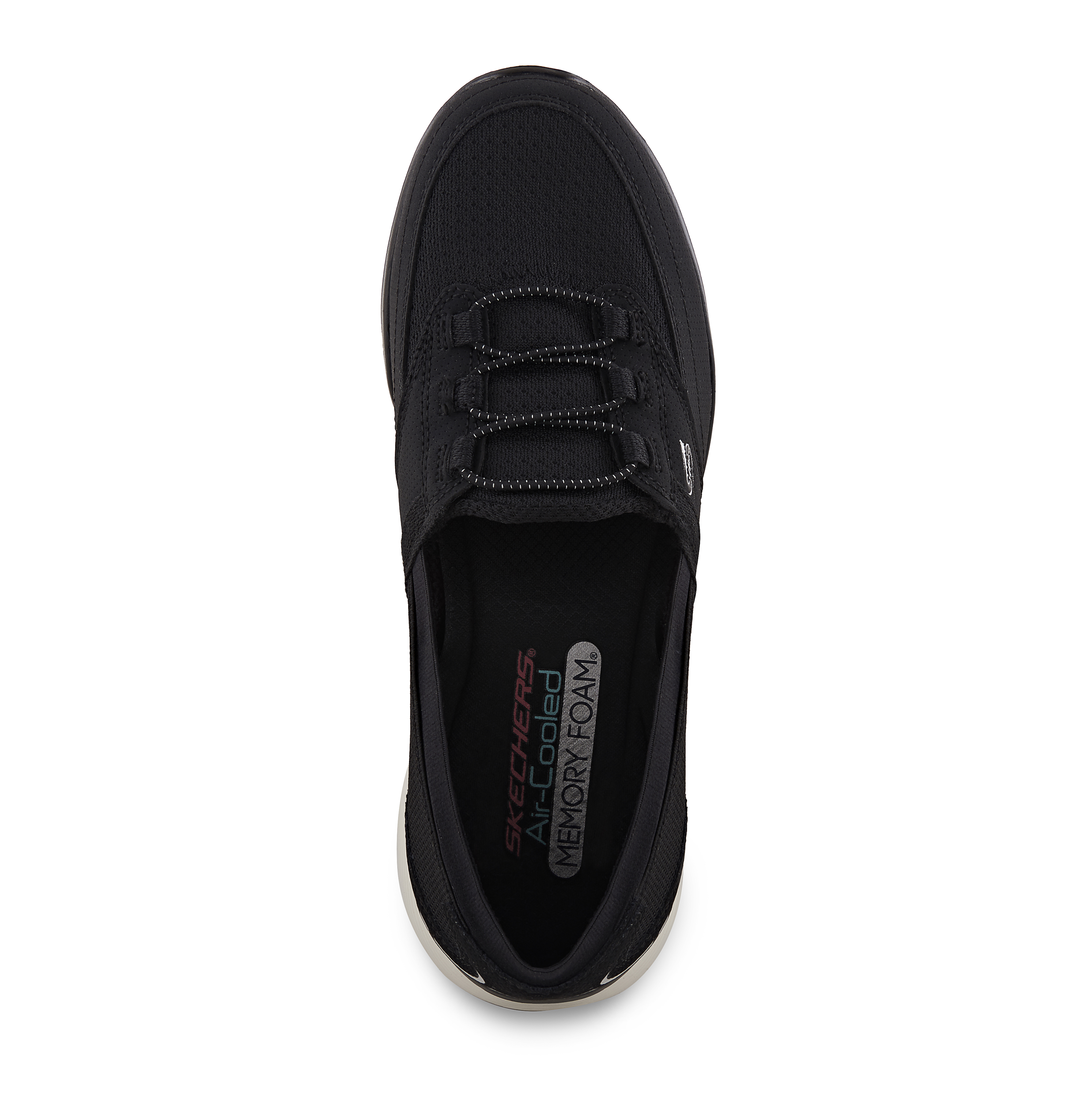 MICROBURST 2.0 - SAVVY POISE, BLACK/WHITE Footwear Top View