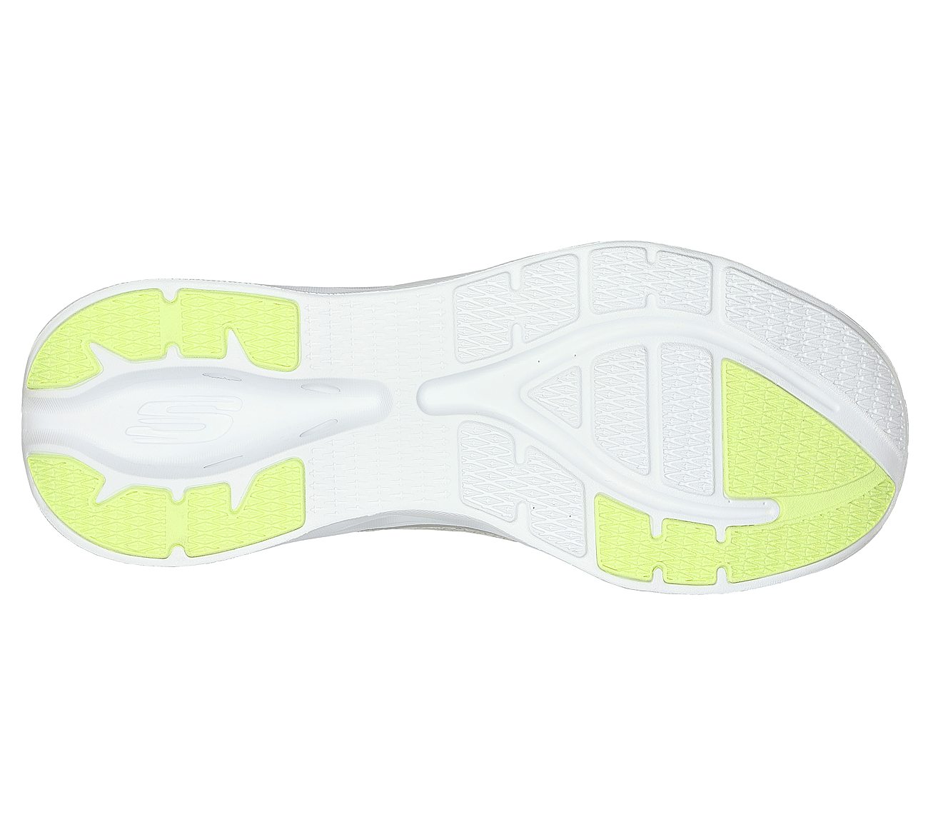 GLIDE-STEP SWIFT - TURNTIDE, GREY/LIME Footwear Bottom View