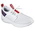 GO RUN FAST - STEADFAST, WHITE/BLUE/RED Footwear Lateral View