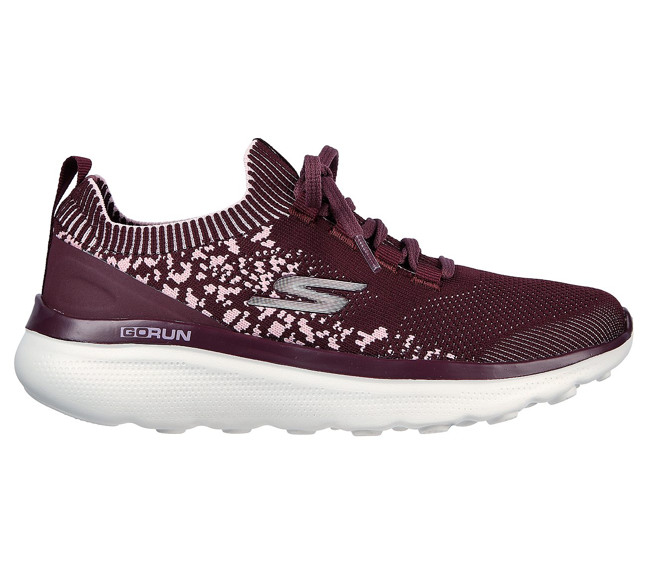 GO RUN MOTION, BBURGUNDY Footwear Right View