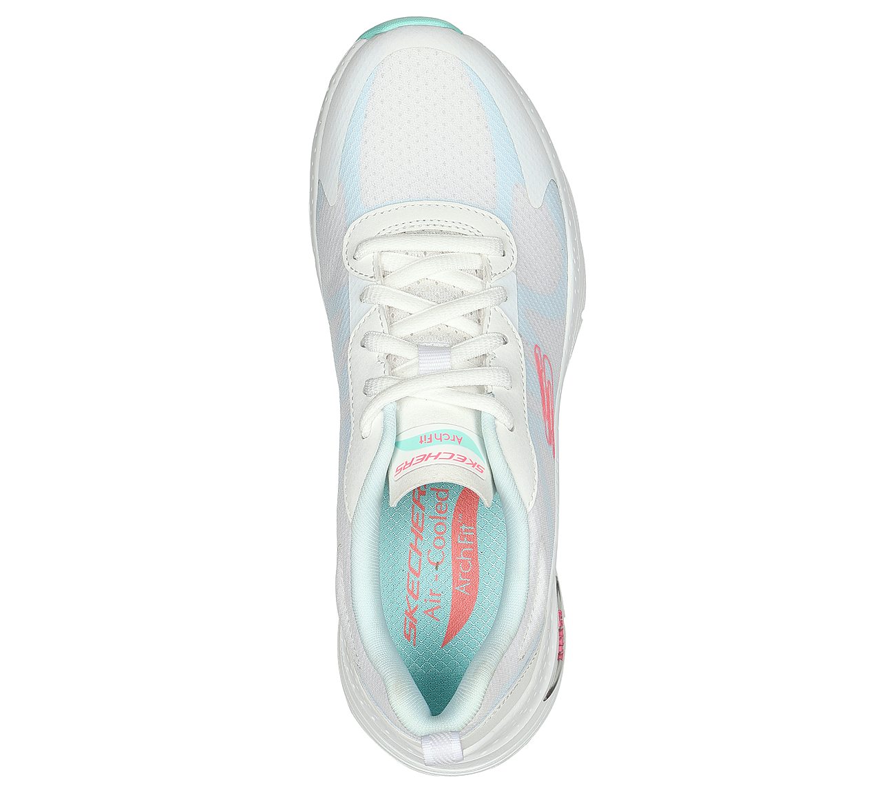 ARCH FIT, WHITE/MULTI Footwear Top View