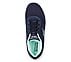 GO WALK 5 - EXQUISITE, NAVY/AQUA Footwear Top View