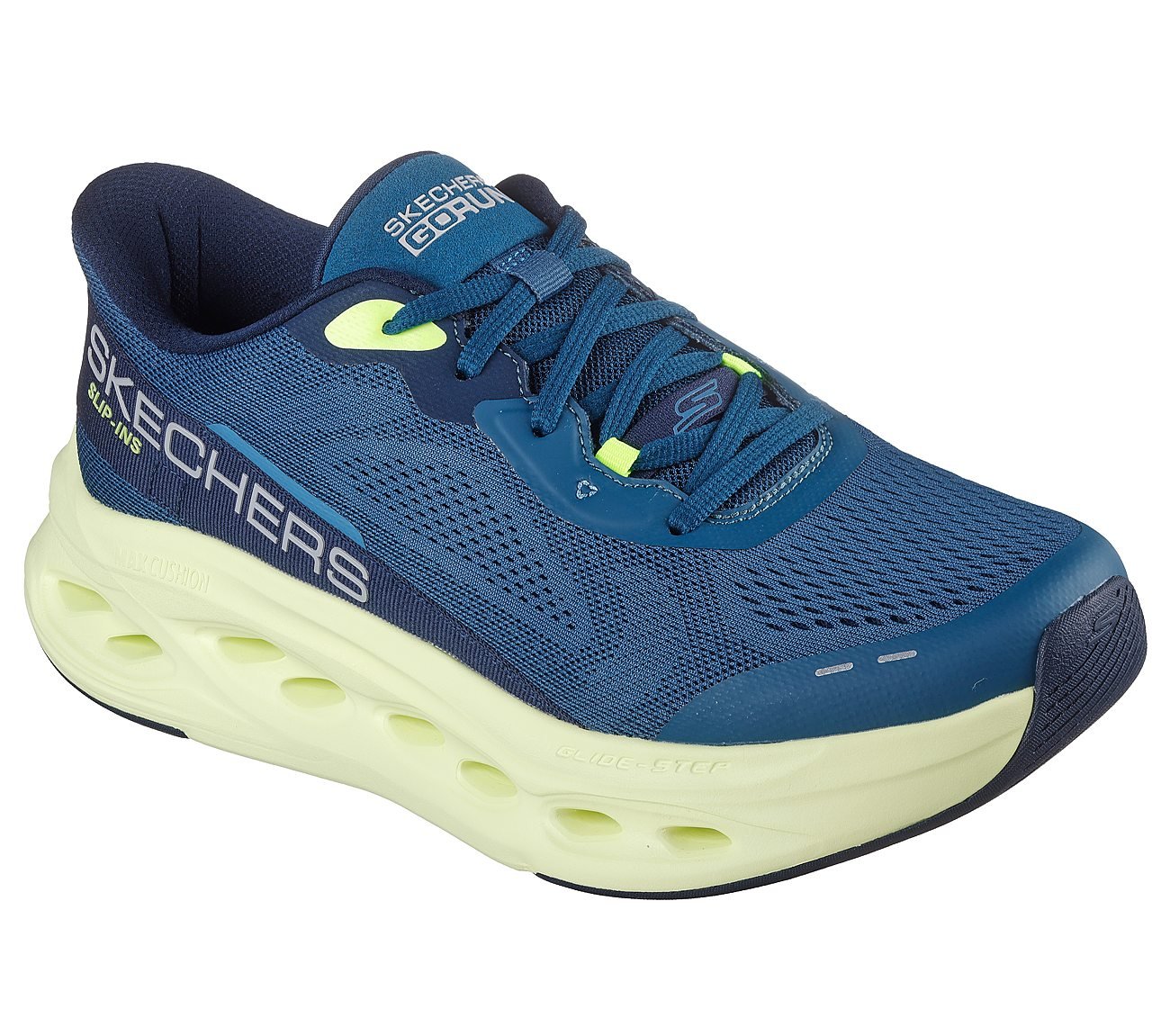 MAX CUSHIONING GLIDE-STEP - A, AQUA Footwear Right View