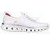 GO WALK GLIDE-STEP FLEX - SIL, WHITE/RED Footwear Right View