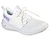 GO RUN FAST - QUICK STEP, WHITE/LAVENDER Footwear Lateral View